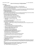 giảng dạy về bệnh phong