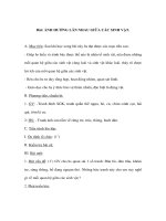 Tài liệu Sinh học 9 - ẢNH HƯỞNG LẪN NHAU GIỮA CÁC SINH VẬT potx