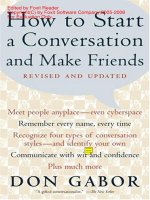 How to start a conversation and make friends ppt