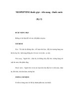 NEOPEPTINE thuốc giọt - viên nang - thuốc nước (Kỳ 2) docx