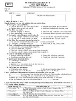 ĐỀ + ĐA THI SINH 6 KỲ II (ĐỀ A)