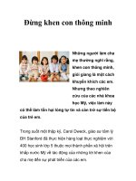 Đừng khen con thông minh ppsx