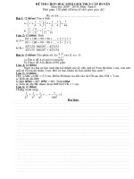 De thi HSG Toan 6 + DA