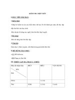 Sinh học 7 - KIỂM TRA MỘT TIẾT pdf