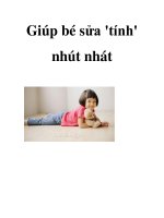 Giúp bé sửa ''''tính'''' nhút nhát pps