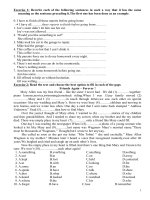 Bài tập từ vựng lớp 11