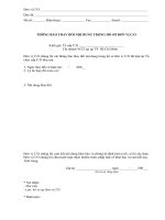 Thông báo thay đổi nội dung trong hồ sơ đơn vị C/O pot