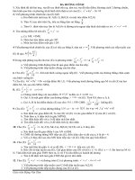 Bài tập Ba Đường Cônic Ôn ĐH