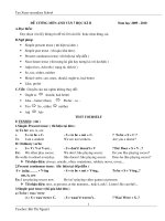 Đề cương ôn tập Anh 7 HK II