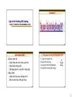 Tổng hợp về bài giảng LT hướng đối tượng