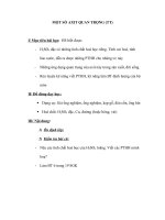 Tài liệu Hoá 9 - MỘT SỐ AXIT QUAN TRỌNG (TT) pdf