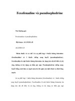 Fexofenadine và pseudoephedrine doc