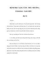 BỆNH HỌC TẠNG TÂM - TIỂU TRƯỜNG TÂM BÀO - TAM TIÊU (Kỳ 5) ppt