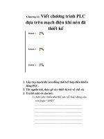 xây dựng các bài thực tập khí nén kết hợp điều khiển bằng PLC, chương 12 ppsx
