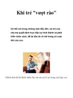 Khi trẻ 