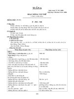 Giáo án 1 tuần 6