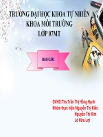 Báo cáo Thông tin liên lạc trong ISO 14001 ppsx