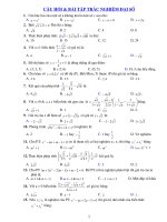 0.1TRAC NGHIEM TOAN  on thi vao THPT