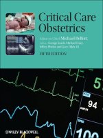 Critical Care Obstetrics part 1 docx