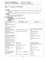 Giáo án Đại số 9 (2009-2010