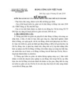 KE HOACH THUC HIEN CONG TAC KIEM TRA DANG