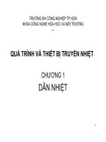 Giáo trình môn quá trình và thiết bị truyền nhiệt docx