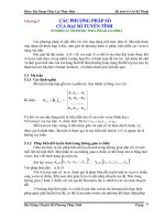 Bài giảng chuyên đề Phương pháp tính Phần 6 docx