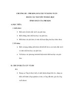 Giáo án Hoá 9 - CHƯƠNG III : PHI KIM, SƠ LƯỢC VỀ BẢNG TUẦN HOÀN CÁC NGUYÊN TỐ HOÁ HỌC - TÍNH CHẤT CỦA PHI KIM pps