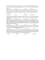 các bài toán khó điện và sóng điện