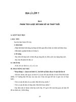 Hướng dẫn dạy bài thực hành địa lí 7