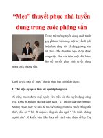 “Mẹo” thuyết phục nhà tuyển dụng trong cuộc phỏng vấn ppt