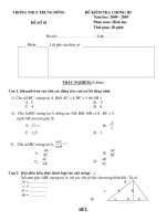 De KT Hinh hoc Chuong III