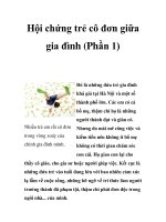 Hội chứng trẻ cô đơn giữa gia đình (Phần 1) pps