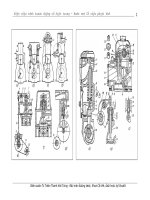 Kết cấu tính toán động cơ đốt trong - Bản vẽ Cơ cấu phối khí ppt