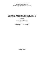 Chương trình giáo dục đại học theo học chế tín chỉ potx