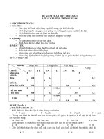 ĐỀ KIỂM TRA 1 TIẾT CHƯƠNG I LỚP 12 CHƯƠNG TRÌNH CHUẨN doc