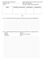 THI HKII CÔNG NGHỆ 9