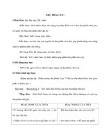 Giáo án Sinh học 6 - THỤ PHẤN (TT) docx