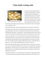 Cháo thuốc trường sinh ppt