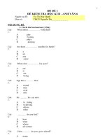 7 bo de thi hoc ki II lop 6