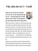 Việc nhà cho trẻ 3 - 4 tuổi potx
