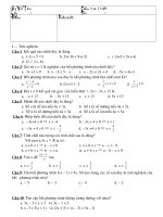 kiểm tra đại số 8 chương 4