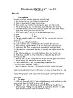 đề ccương Văn 7 HK I