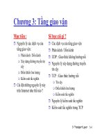 Chương 3a: Tầng giao vận ppt