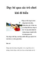 Dạy bé qua các trò chơi khi đi biển pps