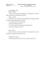 Đề KT HKII Ngữ văn 7, có ma trận