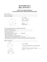 on tap hinh hoc 9 hk 2