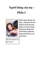 Người hùng của mẹ Phần 2 pptx