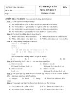 de thi HK II mon tin 8 (cuc hay)