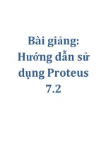 bài giảng  hướng dẫn sử dụng proteus 7.2